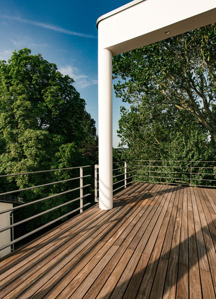 Villa am Rhein – Dachterrasse
